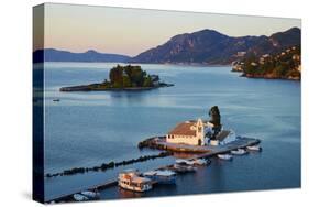 Vlacherna Monastery, Kanoni, Corfu, Ionian Islands, Greek Islands, Greece, Europe-Tuul-Stretched Canvas