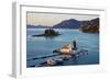 Vlacherna Monastery, Kanoni, Corfu, Ionian Islands, Greek Islands, Greece, Europe-Tuul-Framed Photographic Print