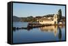 Vlacherna Monastery, Kanoni, Corfu, Ionian Islands, Greek Islands, Greece, Europe-Tuul-Framed Stretched Canvas