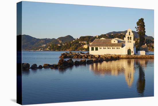 Vlacherna Monastery, Kanoni, Corfu, Ionian Islands, Greek Islands, Greece, Europe-Tuul-Stretched Canvas
