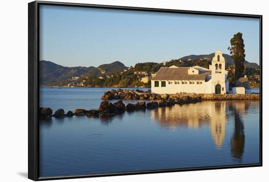 Vlacherna Monastery, Kanoni, Corfu, Ionian Islands, Greek Islands, Greece, Europe-Tuul-Framed Photographic Print