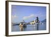 Vlacherna Monastery, Kanoni, Corfu, the Ionian Islands, Greek Islands, Greece, Europe-Neil Farrin-Framed Photographic Print