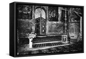 Vlad Dracul's Grave, Snagov Monastery, Wallachia, Romania-Simon Marsden-Framed Stretched Canvas