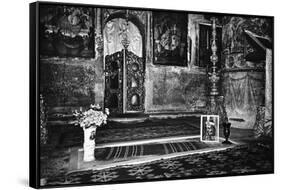 Vlad Dracul's Grave, Snagov Monastery, Wallachia, Romania-Simon Marsden-Framed Stretched Canvas