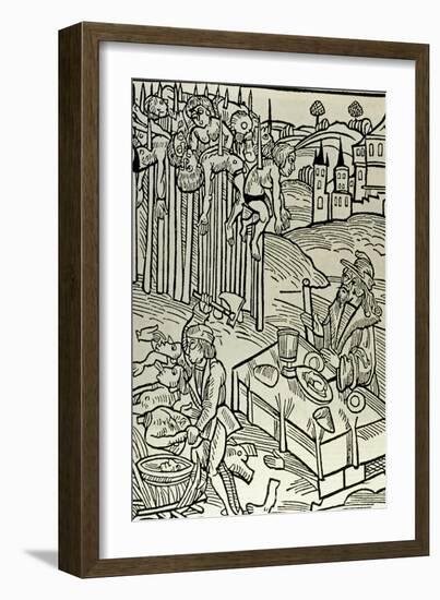 Vlad II Dracul (1393-1447), the Impaler-null-Framed Giclee Print