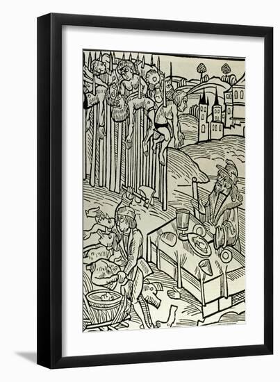 Vlad II Dracul (1393-1447), the Impaler-null-Framed Giclee Print