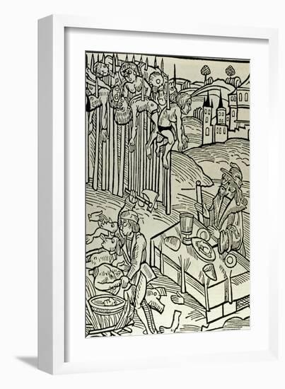 Vlad II Dracul (1393-1447), the Impaler-null-Framed Giclee Print