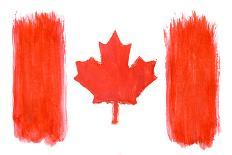 Canadian Flag-vlad_star-Framed Stretched Canvas