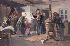 The Collapse of a Bank, 1881-Vladimir Egorovic Makovsky-Giclee Print