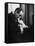 Vladimir Horowitz at the Piano with Poodle-Gjon Mili-Framed Stretched Canvas