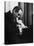 Vladimir Horowitz at the Piano with Poodle-Gjon Mili-Stretched Canvas