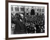 Vladimir Ilich Lenin Speaking to Troops in Red Square-null-Framed Premium Photographic Print