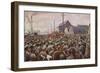 Vladimir Ilich Lenin Speaking-null-Framed Giclee Print