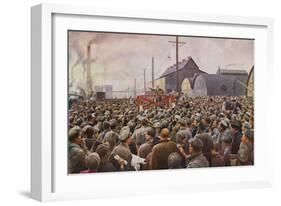 Vladimir Ilich Lenin Speaking-null-Framed Giclee Print