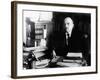 Vladimir Lenin, at His Desk Between 1920 to 1922-null-Framed Photo