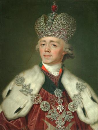 Portrait of the Emperor Paul I of Russia (1754-180), 1799-1800