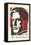 Vladimir Mayakovsky, Russian Poet, Playwright and Actor-null-Framed Stretched Canvas