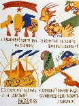 Satirical Poster on the League of Nations, 1920-Vladimir Mayakovsky-Framed Giclee Print