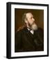 VLADIMIR Stassov, 1873 (Oil on Canvas)-Ilya Efimovich Repin-Framed Giclee Print