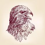 Hawk - Vector Illustration-VladisChern-Art Print