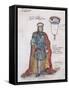 Vladislav, Costume Sketch for Dalibor-Bedrich Smetana-Framed Stretched Canvas