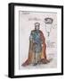 Vladislav, Costume Sketch for Dalibor-Bedrich Smetana-Framed Giclee Print