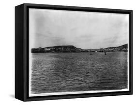 Vladivostok - Panoramic View from Harbor-William Henry Jackson-Framed Stretched Canvas