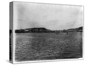 Vladivostok - Panoramic View from Harbor-William Henry Jackson-Stretched Canvas
