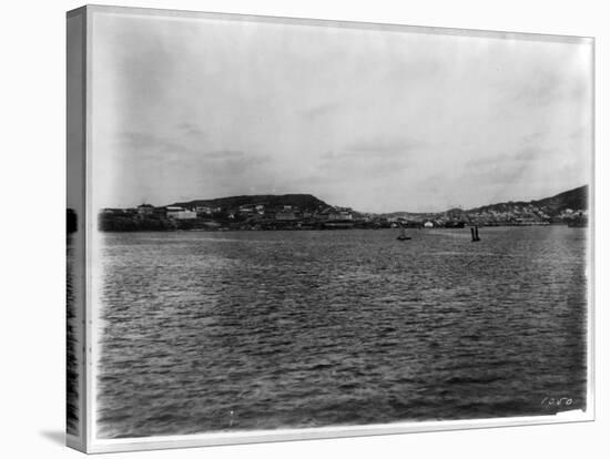 Vladivostok - Panoramic View from Harbor-William Henry Jackson-Stretched Canvas
