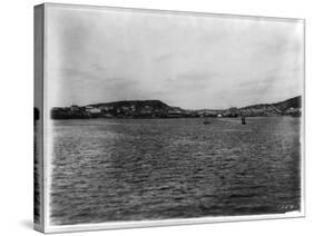 Vladivostok - Panoramic View from Harbor-William Henry Jackson-Stretched Canvas