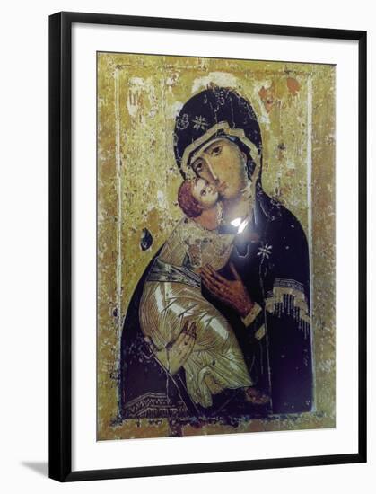 Vladmir Icon of the Mother of God-null-Framed Art Print