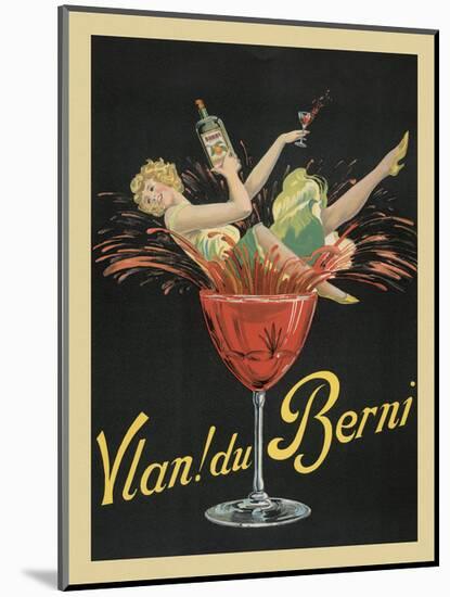 Vlan! du Berni-Vintage Poster-Mounted Art Print