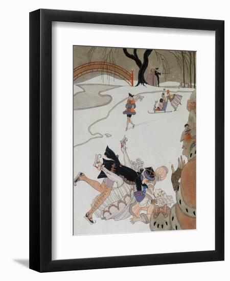 Vlan-Georges Barbier-Framed Premium Giclee Print