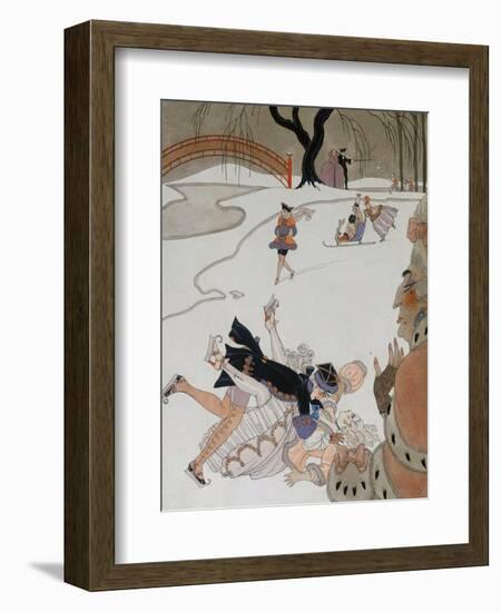 Vlan-Georges Barbier-Framed Giclee Print