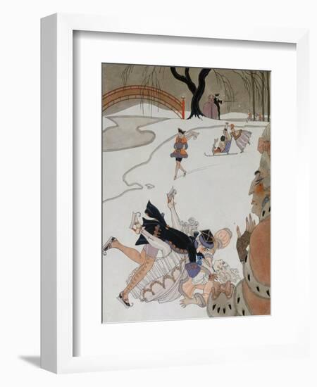 Vlan-Georges Barbier-Framed Giclee Print