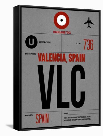 VLC Valencia Luggage Tag I-NaxArt-Framed Stretched Canvas