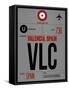 VLC Valencia Luggage Tag I-NaxArt-Framed Stretched Canvas