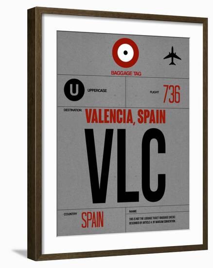VLC Valencia Luggage Tag I-NaxArt-Framed Art Print