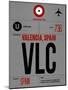 VLC Valencia Luggage Tag I-NaxArt-Mounted Art Print