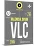 VLC Valencia Luggage Tag II-NaxArt-Mounted Art Print