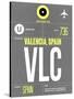 VLC Valencia Luggage Tag II-NaxArt-Stretched Canvas