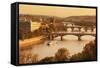 Vltana River-Markus Lange-Framed Stretched Canvas