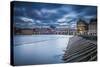 Vltava River and Prague, Czech Republic-Jon Arnold-Stretched Canvas