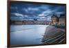 Vltava River and Prague, Czech Republic-Jon Arnold-Framed Premium Photographic Print