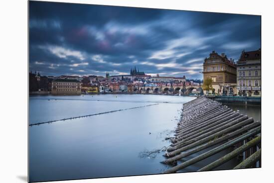 Vltava River and Prague, Czech Republic-Jon Arnold-Mounted Premium Photographic Print