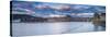 Vltava River and Prague, Czech Republic-Jon Arnold-Stretched Canvas