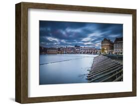 Vltava River and Prague, Czech Republic-Jon Arnold-Framed Photographic Print