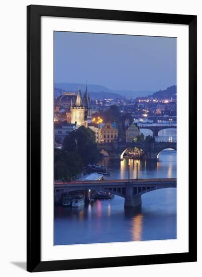 Vltava River with the Bridges-Markus-Framed Photographic Print