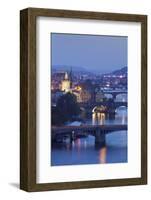 Vltava River with the Bridges-Markus-Framed Photographic Print