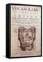 Vocabulary of Accademia Della Crusca Frontispiece Published in Venice, 1612-null-Framed Stretched Canvas